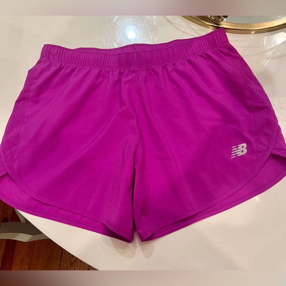 New Balance Women's Magenta Running Shorts